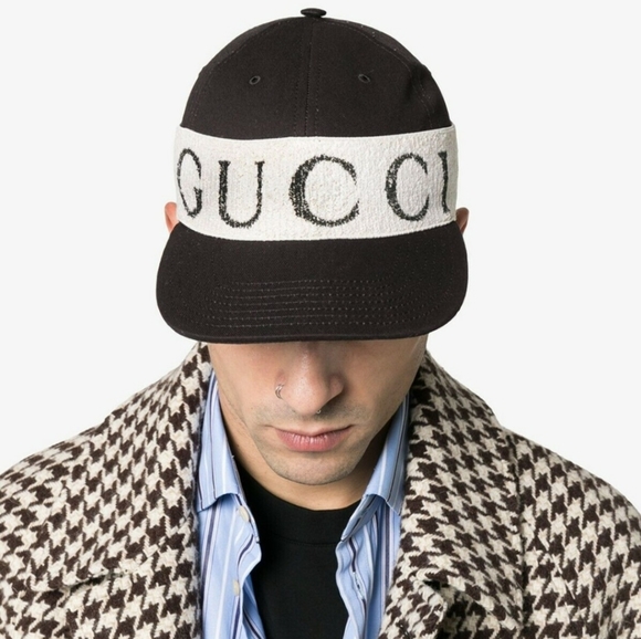 Gucci Intarsia Knit Logo Baseball Cap - Picture 1 of 8